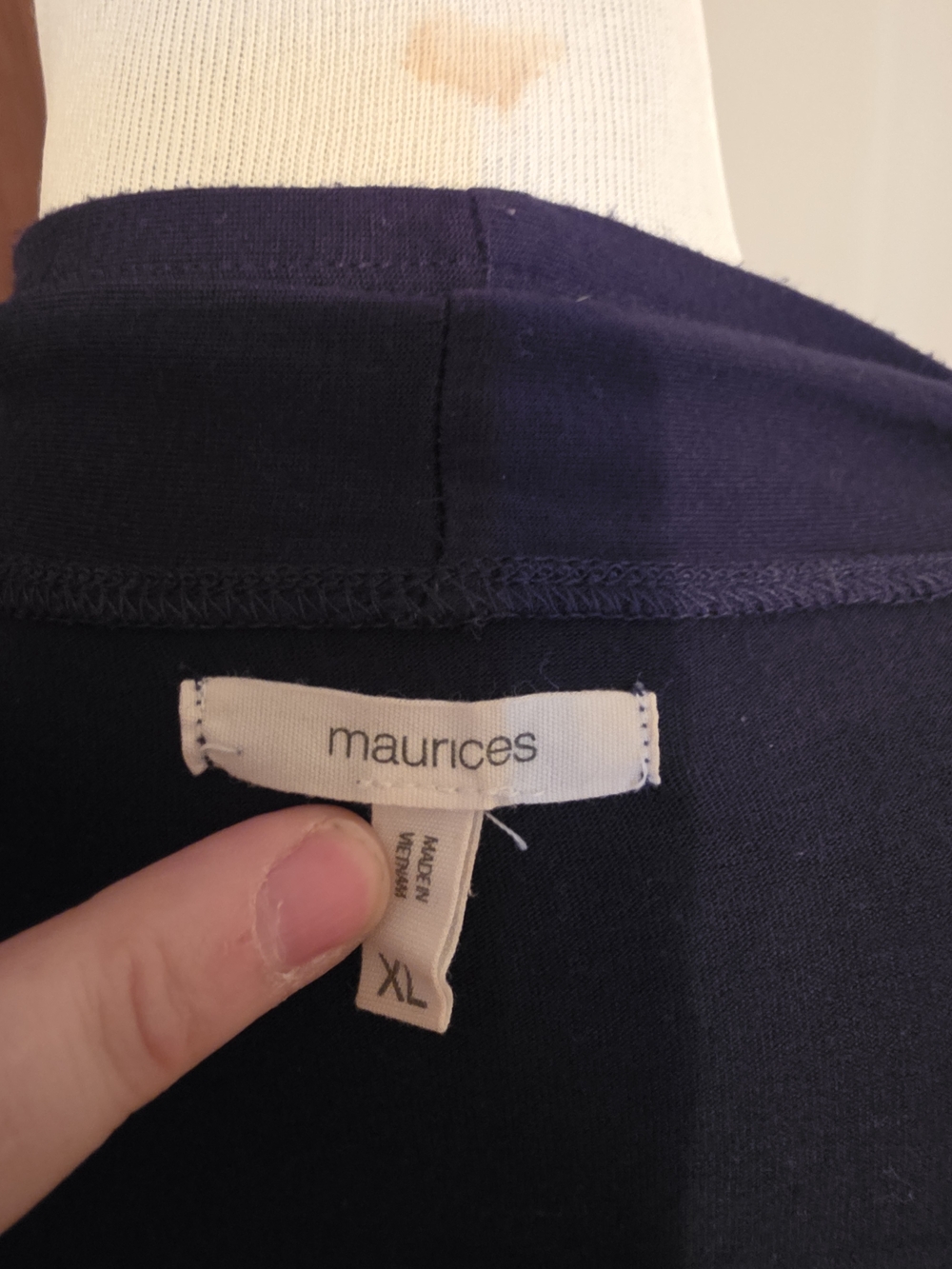Maurices Navy Crew Neck Top - Navy